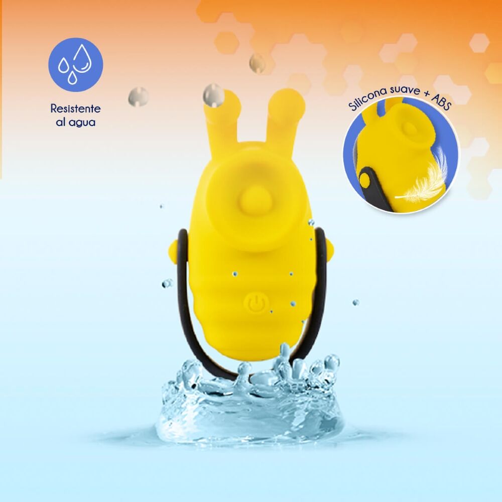 Large View Bumble Bee Pro Tapping Mini Massager