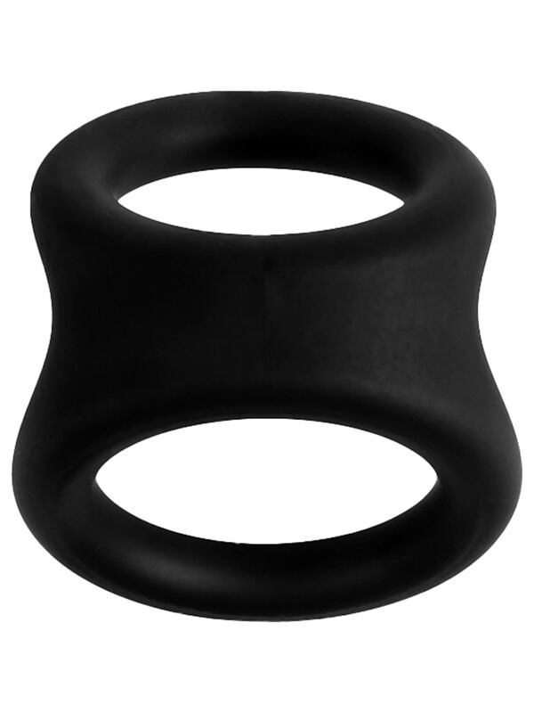 Large View Nero by Playful - Soft Silicone Two Way Ring
