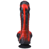 8.5" Tendril Thrusting Cock + Balls