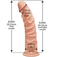 8" Raging Cock