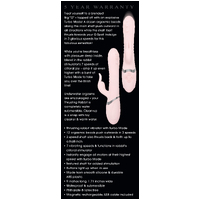 5" Thrusting Beaded Rabbit Vibrator