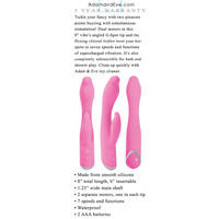 8" G-Gasm Rabbit Vibrator
