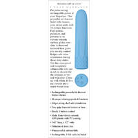 3.5" Blue Diamond Bullet Vibrator