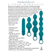 Vibrating Bumpy Anal Beads