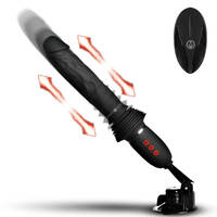 Master Series Ultimate Power Pounder Black 30 cm USB Rechargeable Thrusting Vibrator