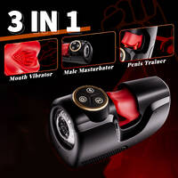 The 3-In-1 Thrusting Stroker With Suction & Vibration