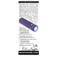 3" Purple Passion Bullet Vibrator