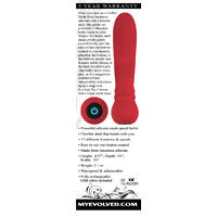 4" Lady In Red Bullet Vibrator