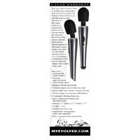 12" Metallic Wand Massager