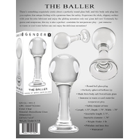 The Baller Glass Butt Plug