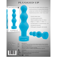 5" Vibrating Ribbed Butt Plug