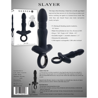8" Slayer Thrusting Butt Plug