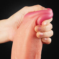 12" Natural Cock + Balls