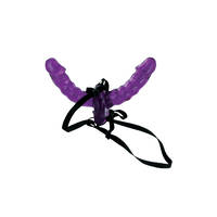 6" Double Delight Strap On