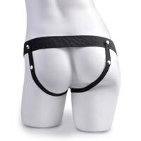 7.5" Hollow Squirting Strap On + Balls
