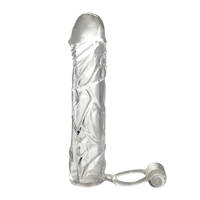 6" Vibrating Super Penis Sleeve
