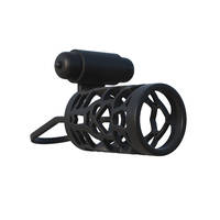 Thick Dick Silicone Vibrating Cage