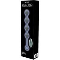 9.5" QUATTRO Vibrating Anal Beads