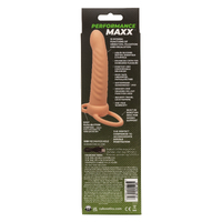Rechargeable Ribbed Dual Penetrator Ivory