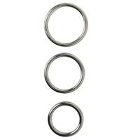 Metal Cock Rings x3