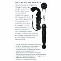 8" Shower Prostate Massager