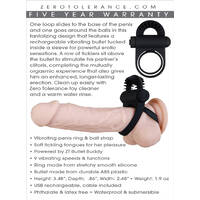 Bell Ringer Vibrating Cock & Ball Ring