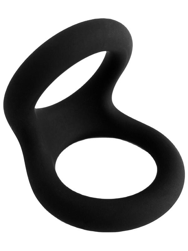 Large View Nero by Playful - Soft Silicone Two Way Ring