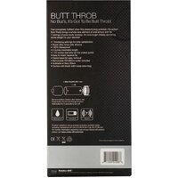 4" Throb Vibrating Butt Plug