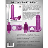 5.5" DP Fantasy Vibrating Cock Ring 