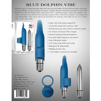 Blue Dolphin Finger Vibrator