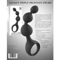 5" Triple Prostate Anal Beads