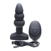 5.5" Slim Rippled Rimming Butt Plug