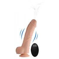 7" Squirting Vibrating Cock