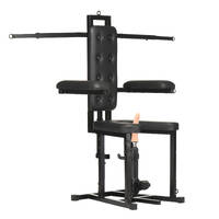Master Series Enforcer Chair with Sex Machine Deluxe Restraint Chair with Mains Powered Sex Machine