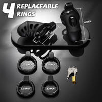 APP Control Vibrating Chastity Cage Cock Cage Devices with 10 Vib