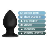 3" Large Silicone Stout Butt Plug