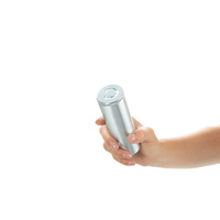 Ribbed Metal Butt Plug