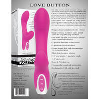 8" Love Button Rabbit Vibrator