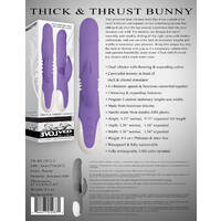 9" Thick & Thrust Rabbit Vibrator