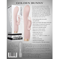 4.5" Golden Bunny Rabbit Vibrator
