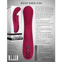 8" Red Dream Rabbit Vibrator