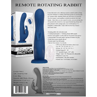 5.5" Remote Rotating Rabbit Vibrator