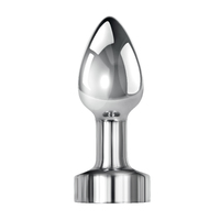 3" Vibrating Metal Butt Plug