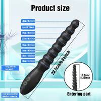 Vibrating Anal Beads 8-Count