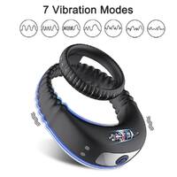 Vibrating Silicone Cock Ring