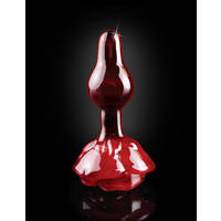 2.4" Rose Glass Butt Plug