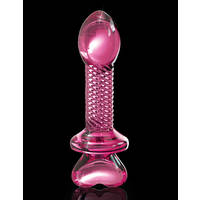 4" Love Heart Glass Butt Plug
