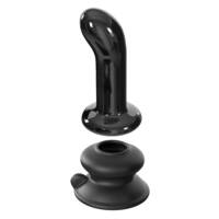 4" Glass Vibrating Butt Plug 84
