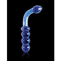 7" Glass Anal Beads