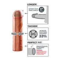 1" Perfect Extension Penis Sleeve